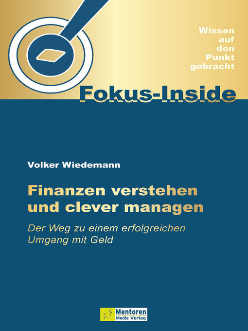 Title details for Finanzen verstehen und clever managen by Volker Wiedemann - Available